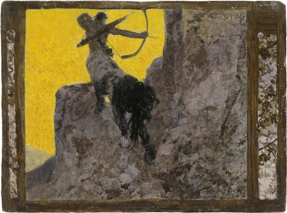 Alexander Rothaug | Kentaur auf der Jagd | MutualArt