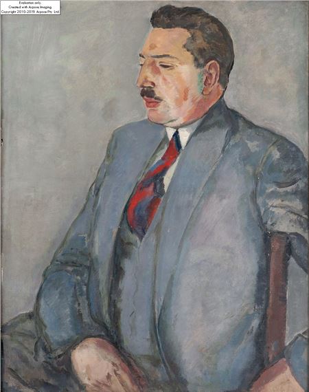 Portret Ericha Cohna by Leopold Gottlieb, 1928