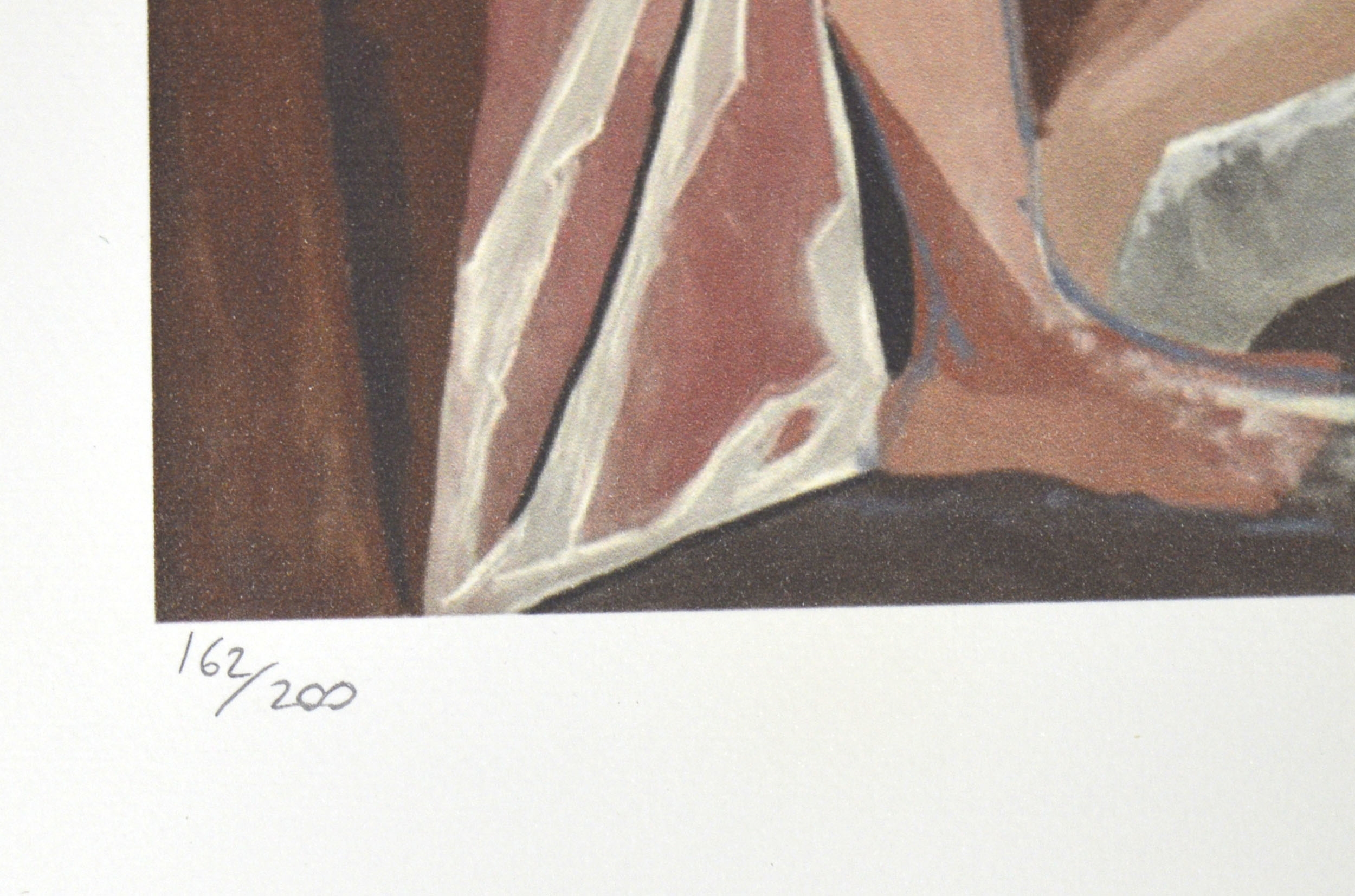 Artwork by Pablo Picasso, Les Demoiselles d'Avignon, Made of graphic off-set color lithograph, Arches paper