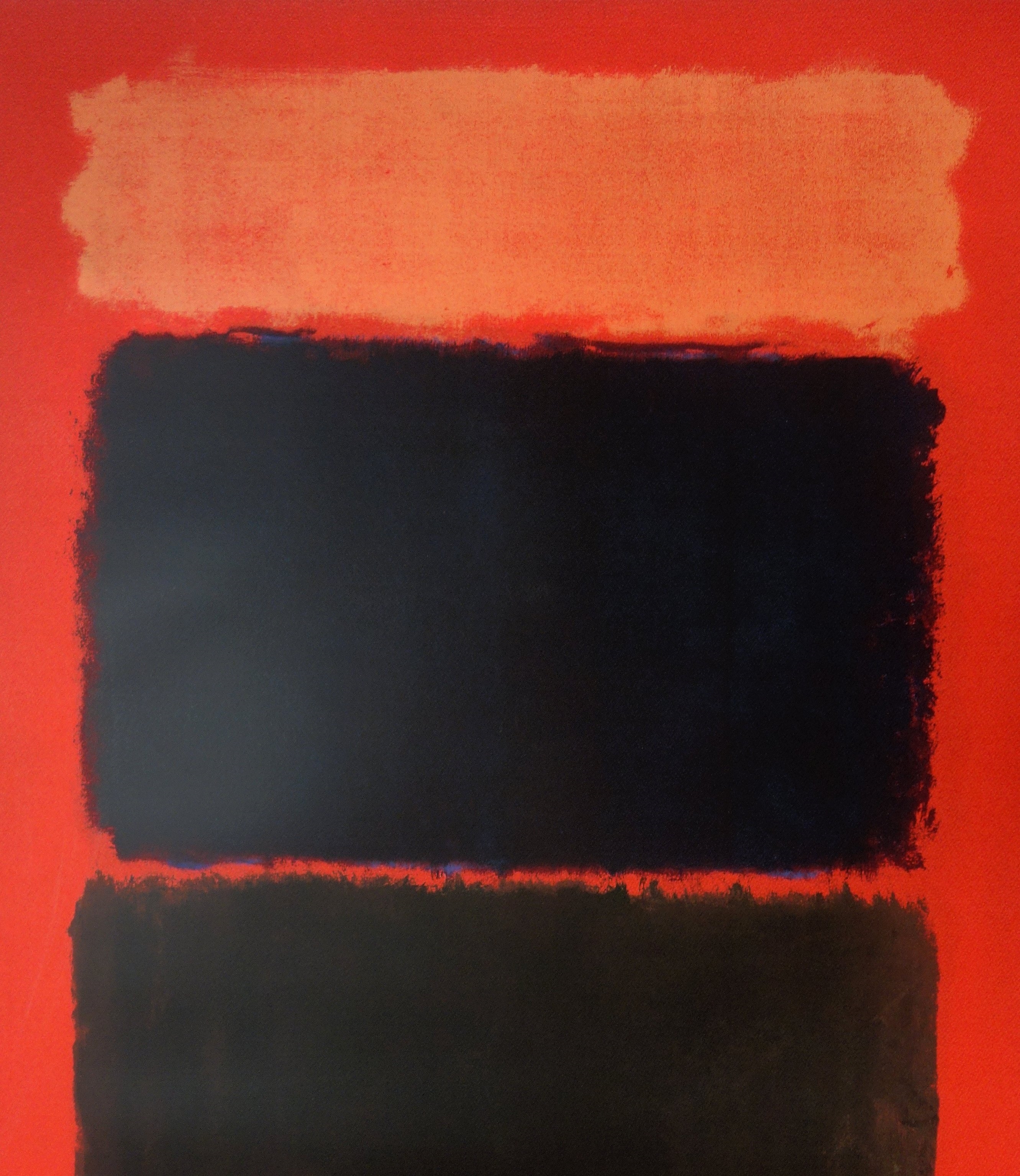 Mark Rothko | Light red over black | MutualArt