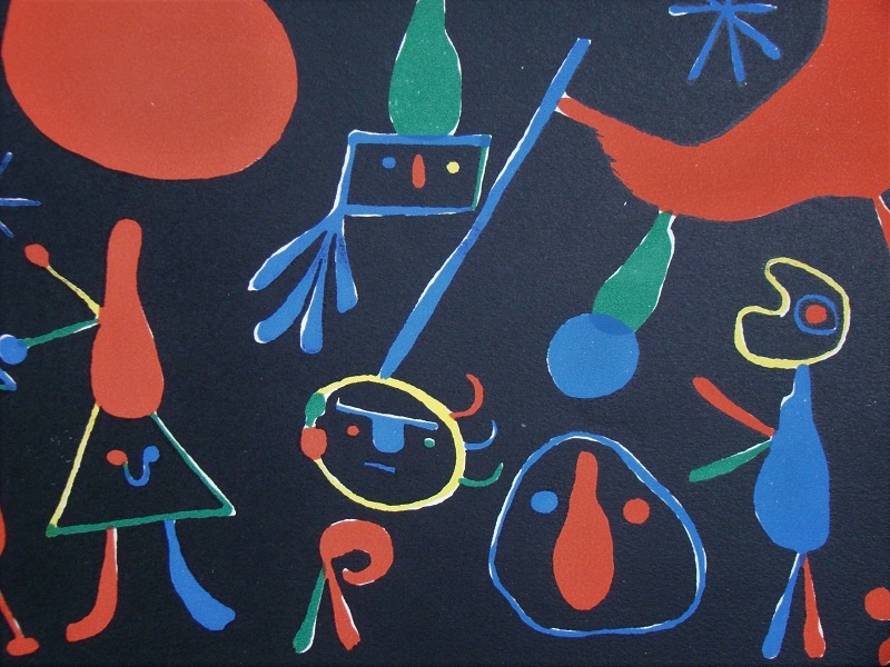Joan Miró | Characters and figures (1949) | MutualArt