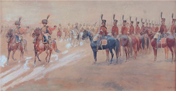 Parata militare by Jules Rouffet, 1903