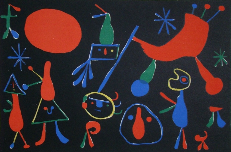 Joan Miró | Characters and figures (1949) | MutualArt