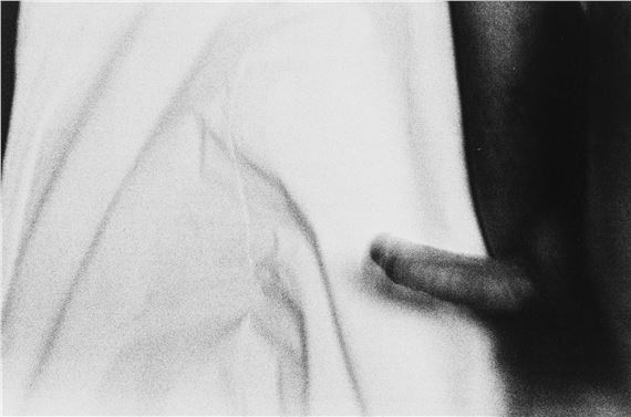 Self-portrait thinking of her by Paulo Nozolino, 1982