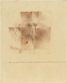 1st Study for Folded Sheets and Rope-Polyester Gel Coat (Just Talc) - Paul Bianchi