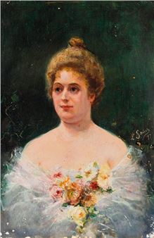 Retrato de dama - Luis Sainz