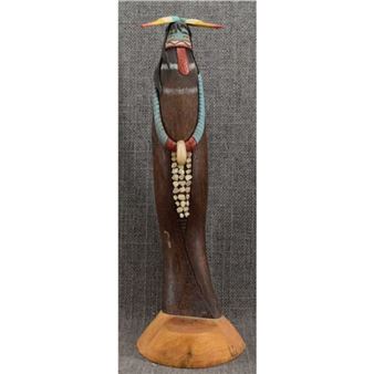 HOPI INDIAN KACHINA - Woody Sewemaenewa