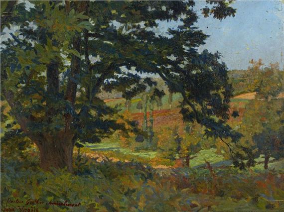 Jean Virolle | Paysage à l'arbre | MutualArt