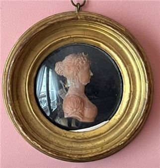 Portrait of Diana the Huntress in profile bust - Giovanni Antonio Santarelli