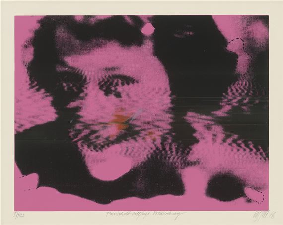 Fernseh dé-coll/age Verwischung