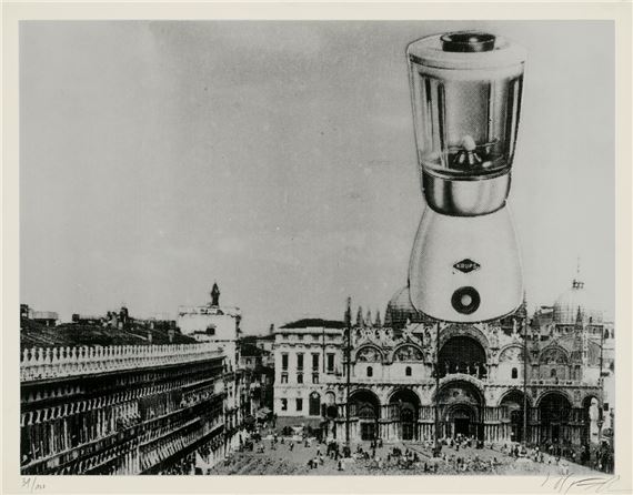 San Marco Venezia by Wolf Vostell, 1969