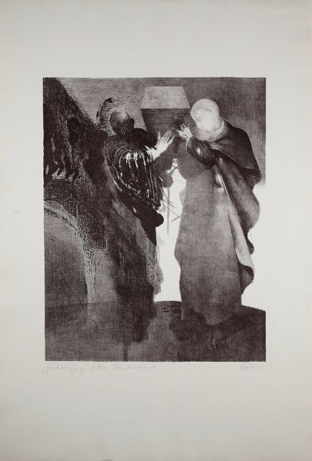 Arno Rink | Grabtragung (80) | MutualArt