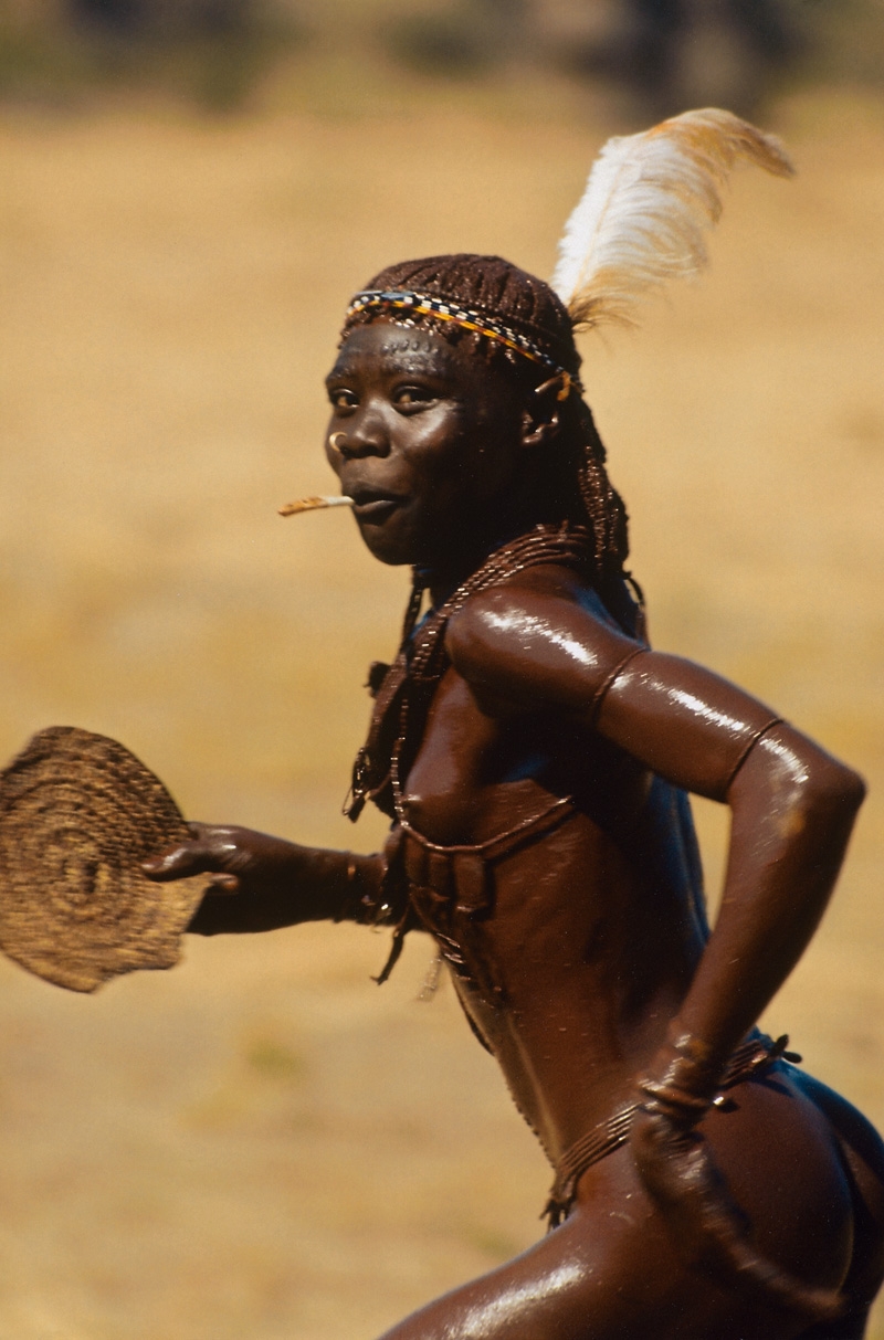 Mursi tribe woman by Leni Riefenstahl, 1975