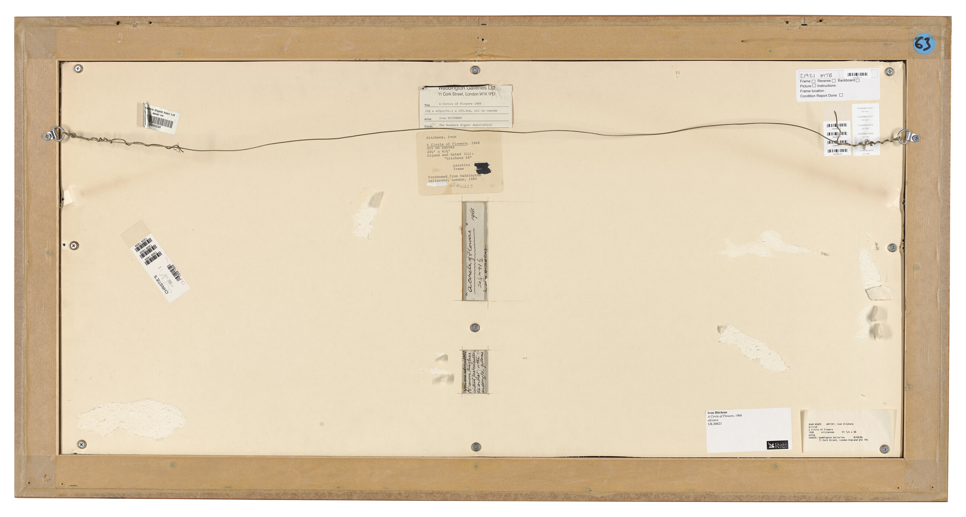 Artwork by Ivon Hitchens, A Circle of Flowers, Made of oil on canvas