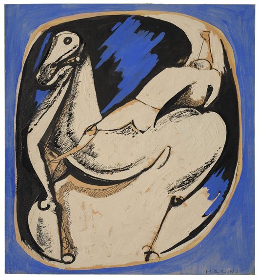 Marino Marini | Cavallo e cavaliere (1944) | MutualArt