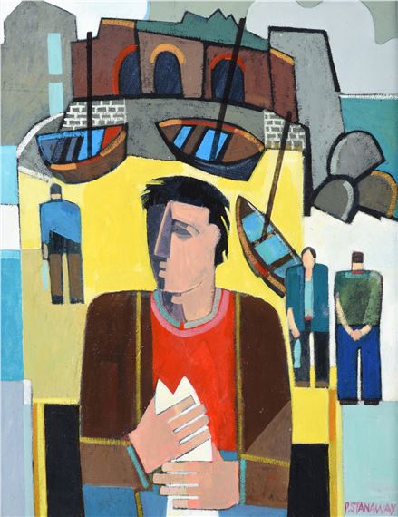 Beadnell Seahouses by Peter Stanaway, 2017