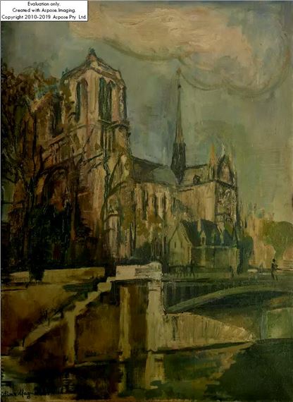 Notre Dame de Paris by Ondine Magnard-Vlach, 1905