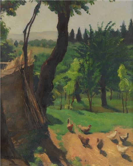 ''Firenze, Campagne Toscana,'' by Dyalma Stultus, 1927