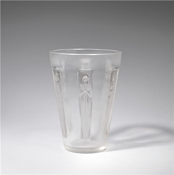 'Six Figurines' vase , designed 1912 by René Lalique, designed 1912