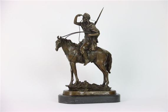 Antoine-Louis Barye | Arab rider (20th Century) | MutualArt
