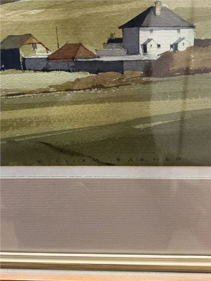 William Barnes | A farm house landscape scene | MutualArt