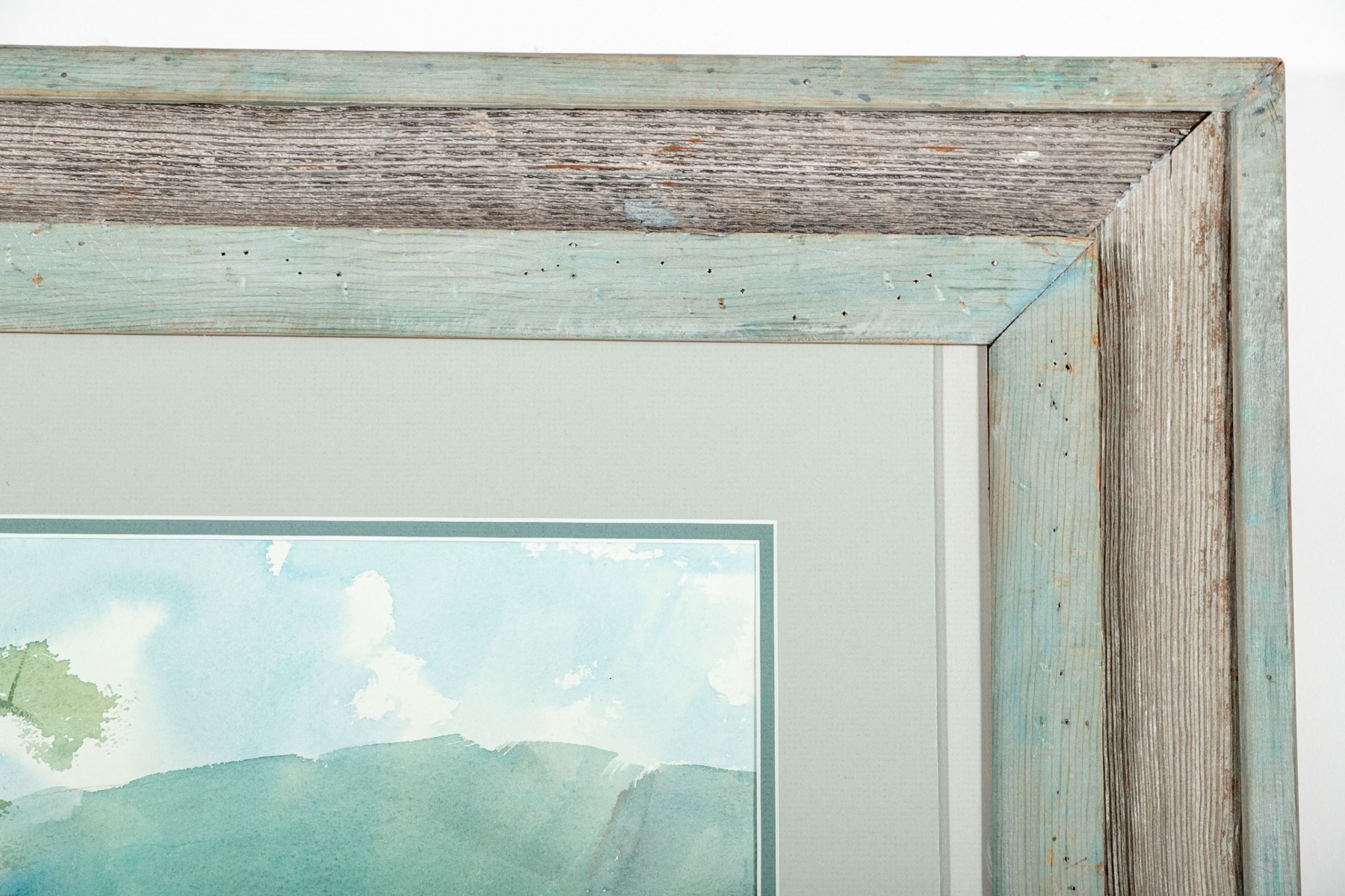 Artwork by Floyd G. Harness, Rural House By A River, Made of watercolor on paper