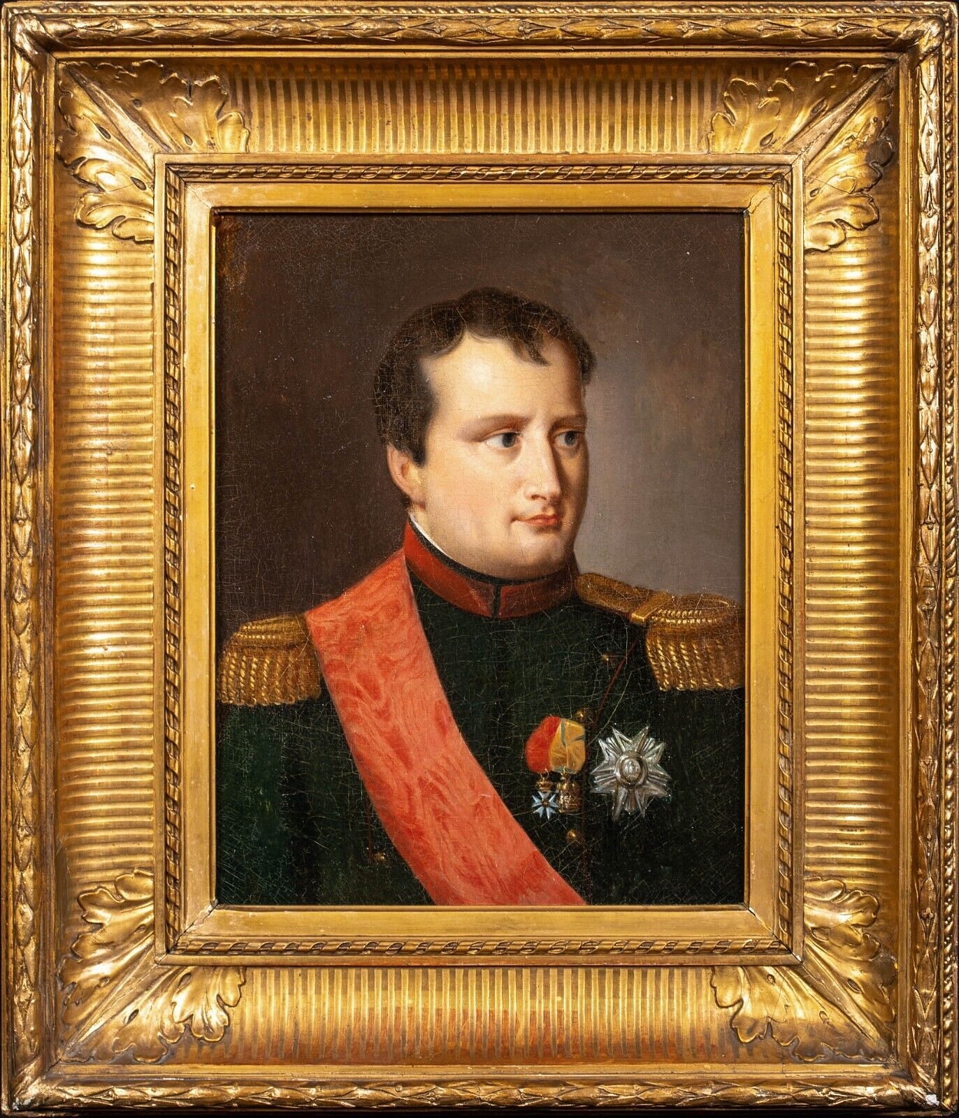 Artwork by French School, 19th Century, PORTRAIT OF NAPOLEON BONAPARTE, Made of OIL PAINTING