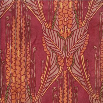 An Art Deco velveteen panel, circa 1920 - Jules Coudyser