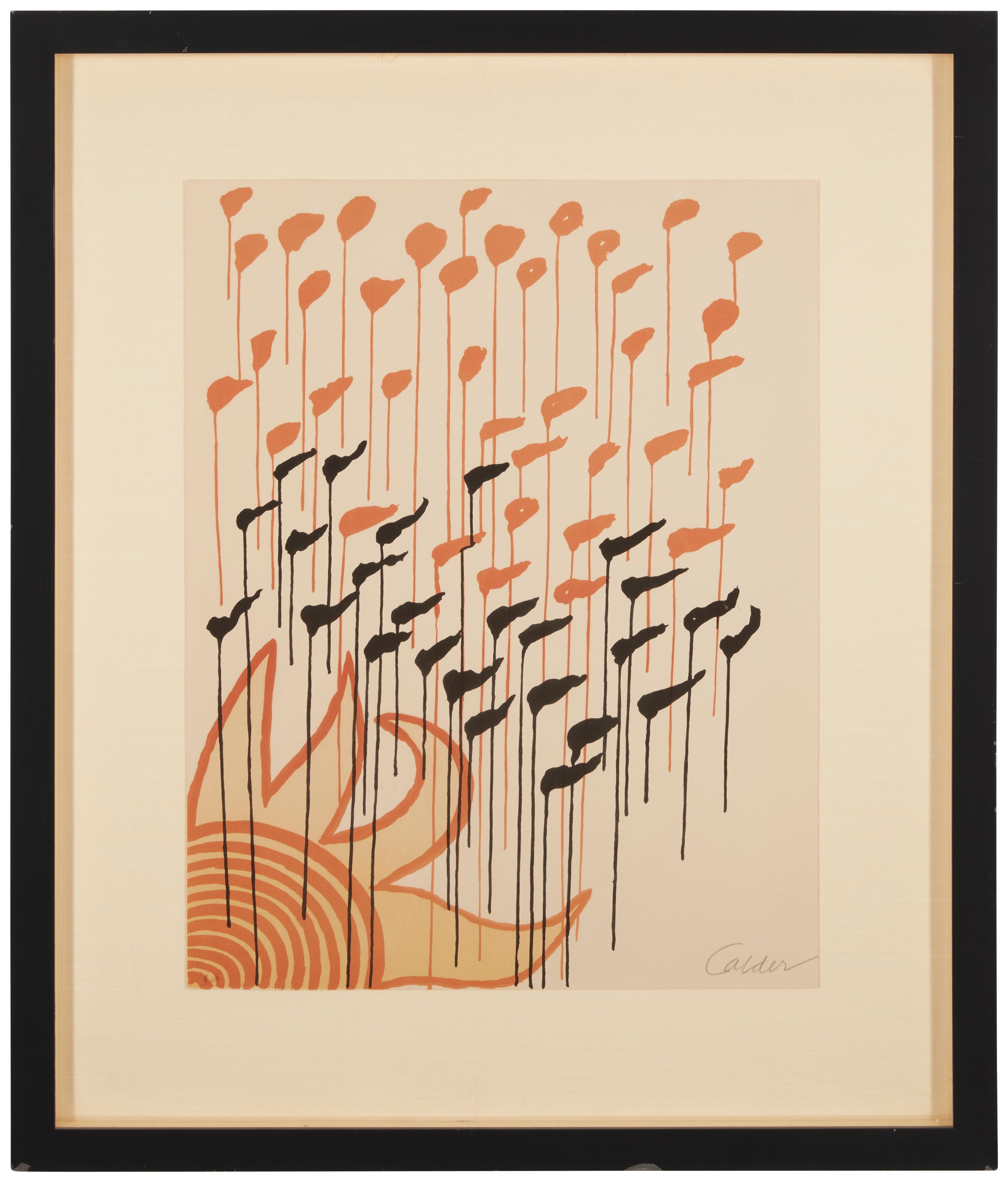 Alexander Calder | Sun and Flags, (1972) | MutualArt