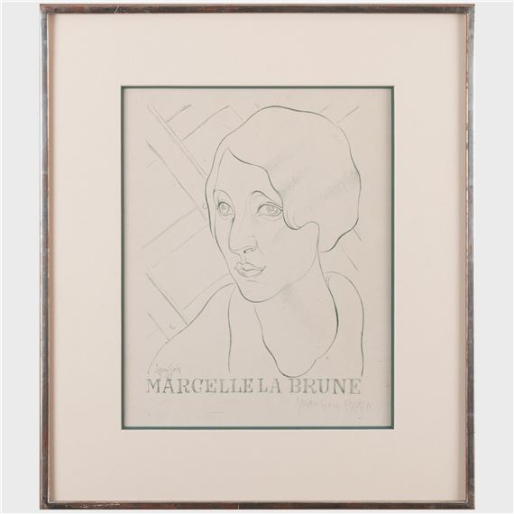Marcelle La Brune by Juan Gris, 1921