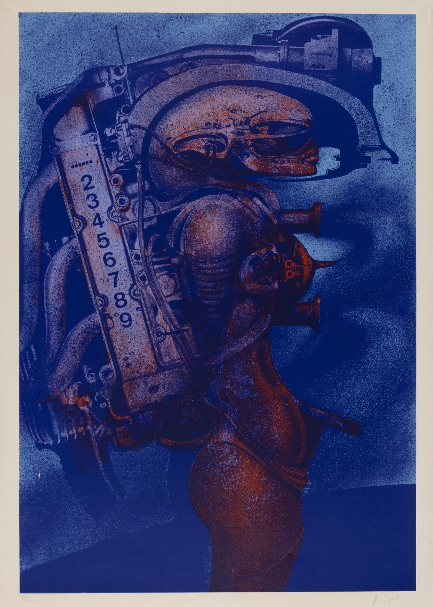 H. R. Giger | Biomechanoid 70 (1970) | MutualArt