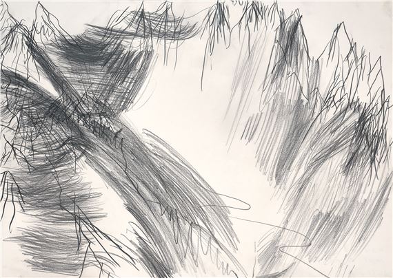 M.G.A. - Bergell Maloja by Miriam Cahn, 1989