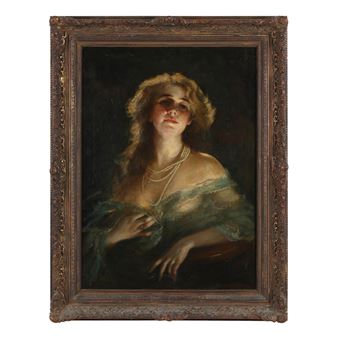 Woman with Pearls - Bernhard Zickendraht