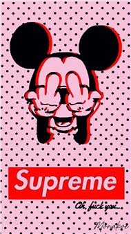 Mickey x Supreme - Monakoe