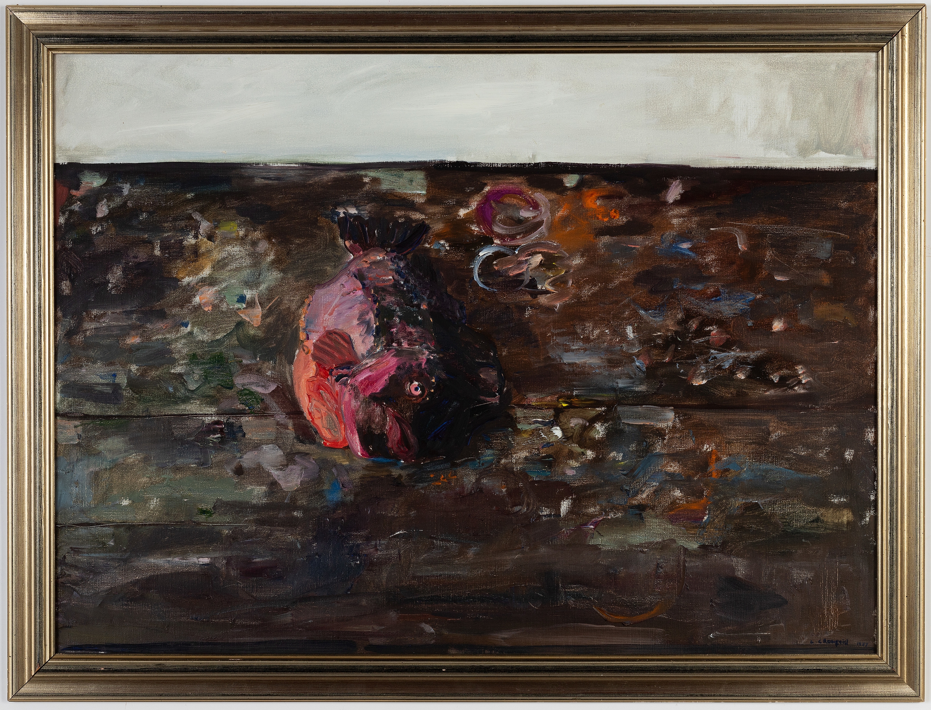 Lena Cronqvist, oil on canvas, signed and dated 1977. by Lena Cronqvist, dated 1977
