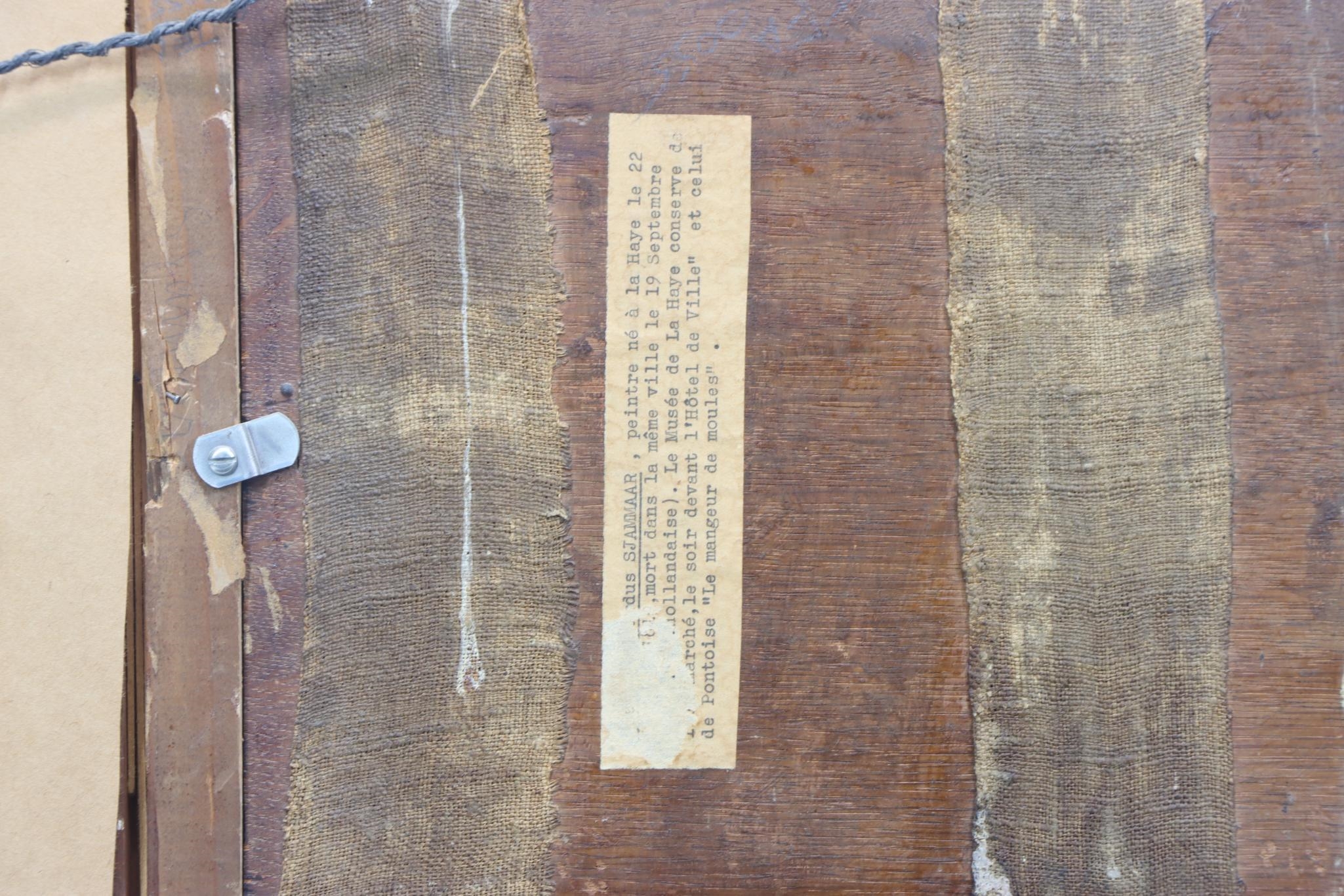 Artwork by Pieter Geerard Sjamaar, Interior tavern scene with dancers and revelers, Made of Oil on panel