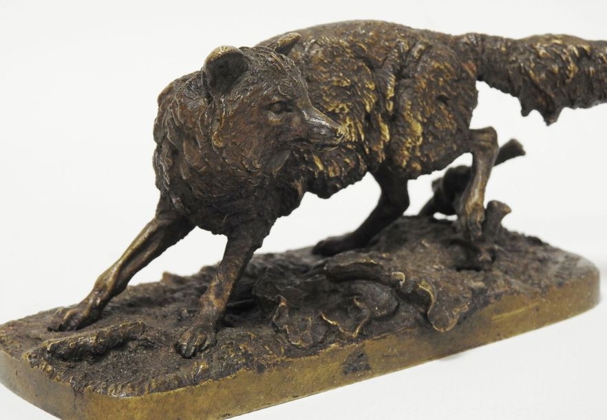 Pin's ou insigne de chasse A.R Brown  Renard  2.5 cm x 4.5 cm