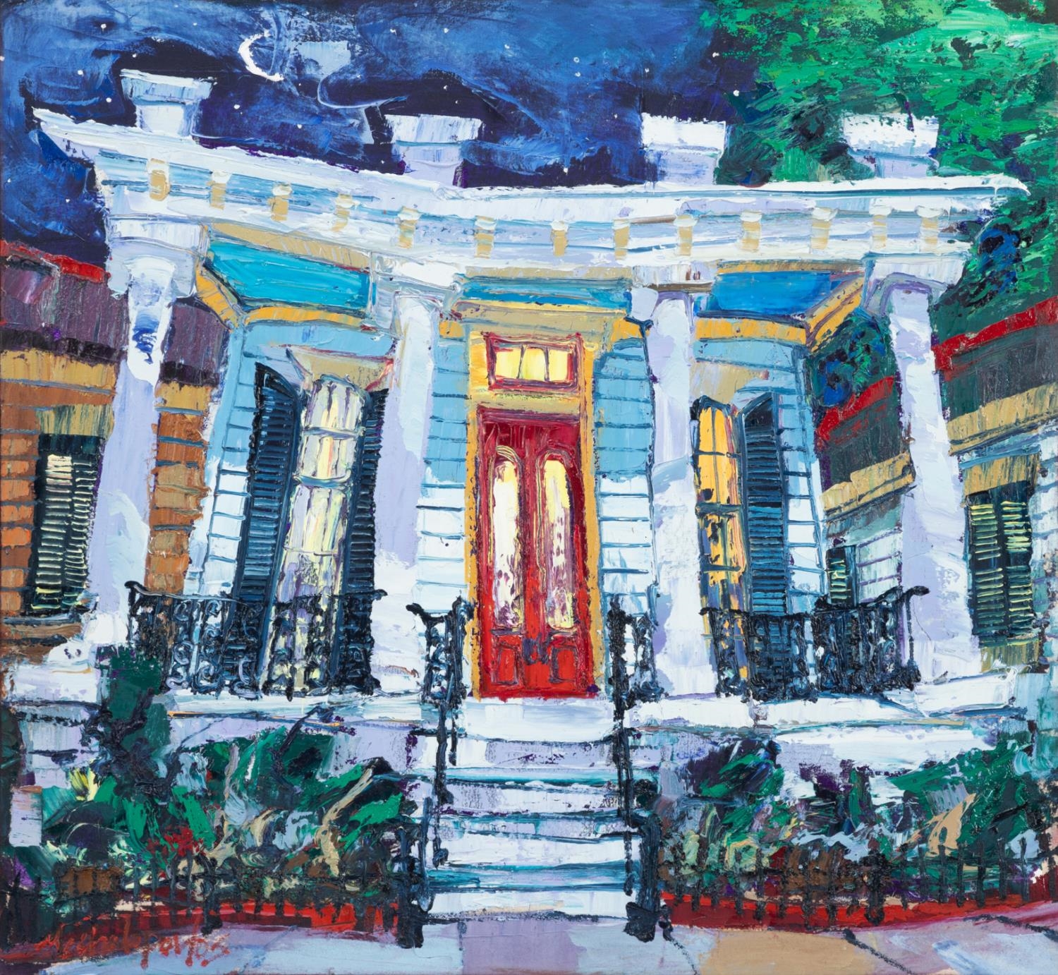 Artwork by James Michalopoulos, ZIPPITY, Made of oil on canvas