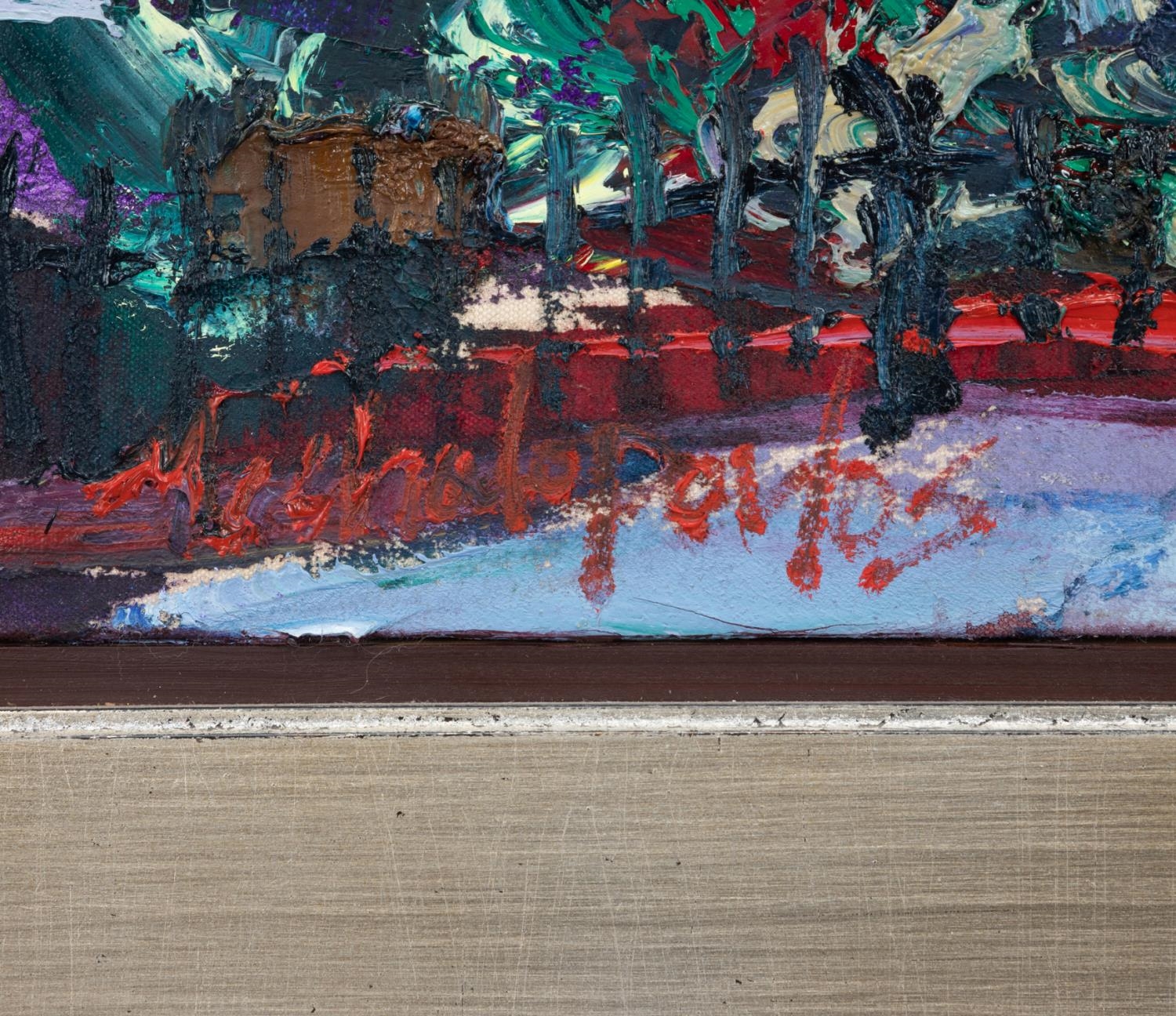 Artwork by James Michalopoulos, ZIPPITY, Made of oil on canvas