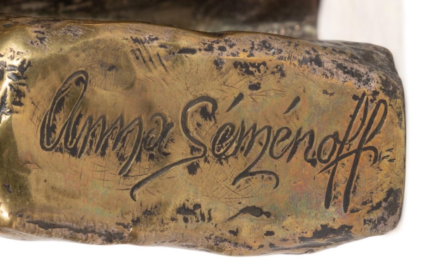 Artwork by Anna Semenoff, ART DECO BRONZE NUDE, Made of polished cast bronze