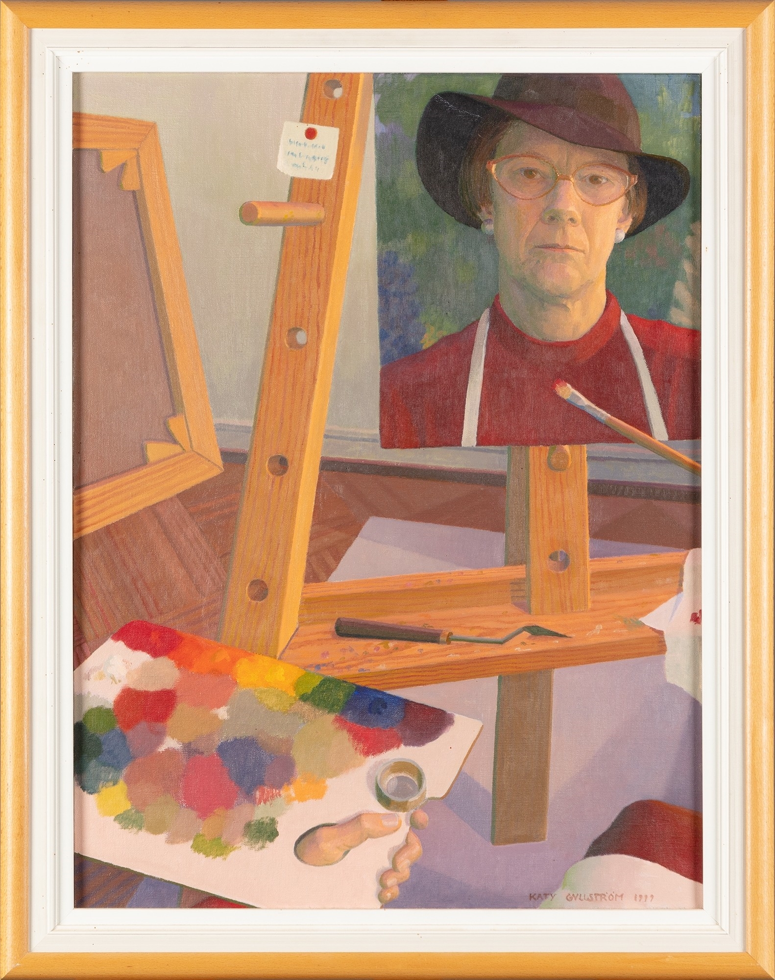 Artwork by Katy Gyllström, Self portrait