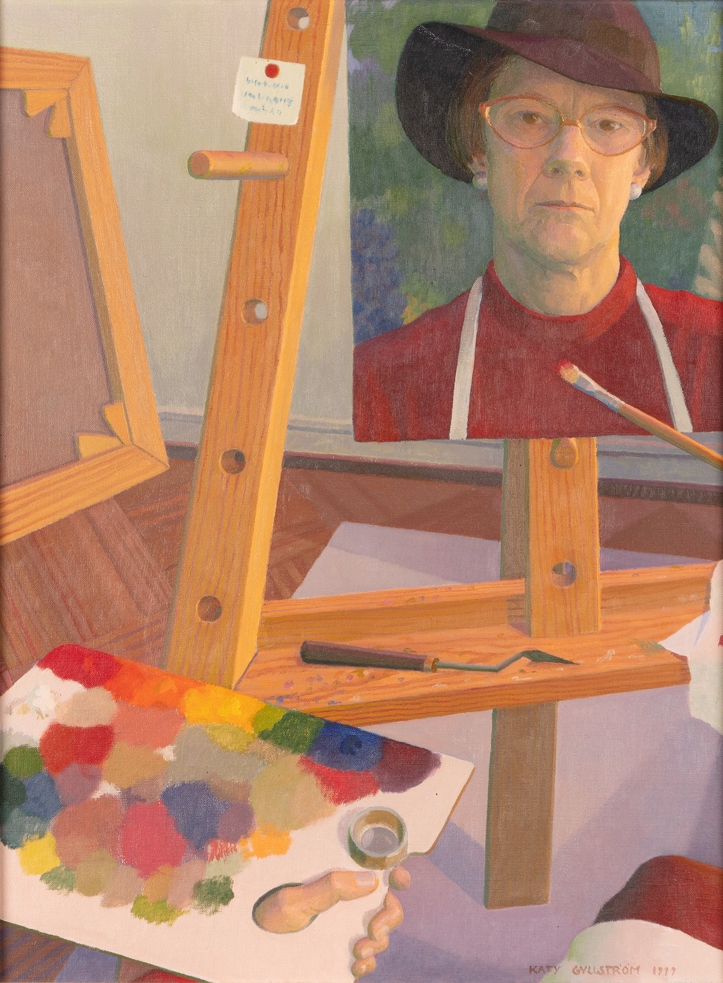 Artwork by Katy Gyllström, Self portrait