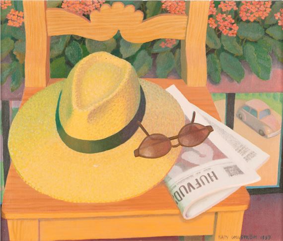 The straw hat by Katy Gyllström, 1997