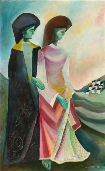 Wanderers by Ole Kandelin, 1943