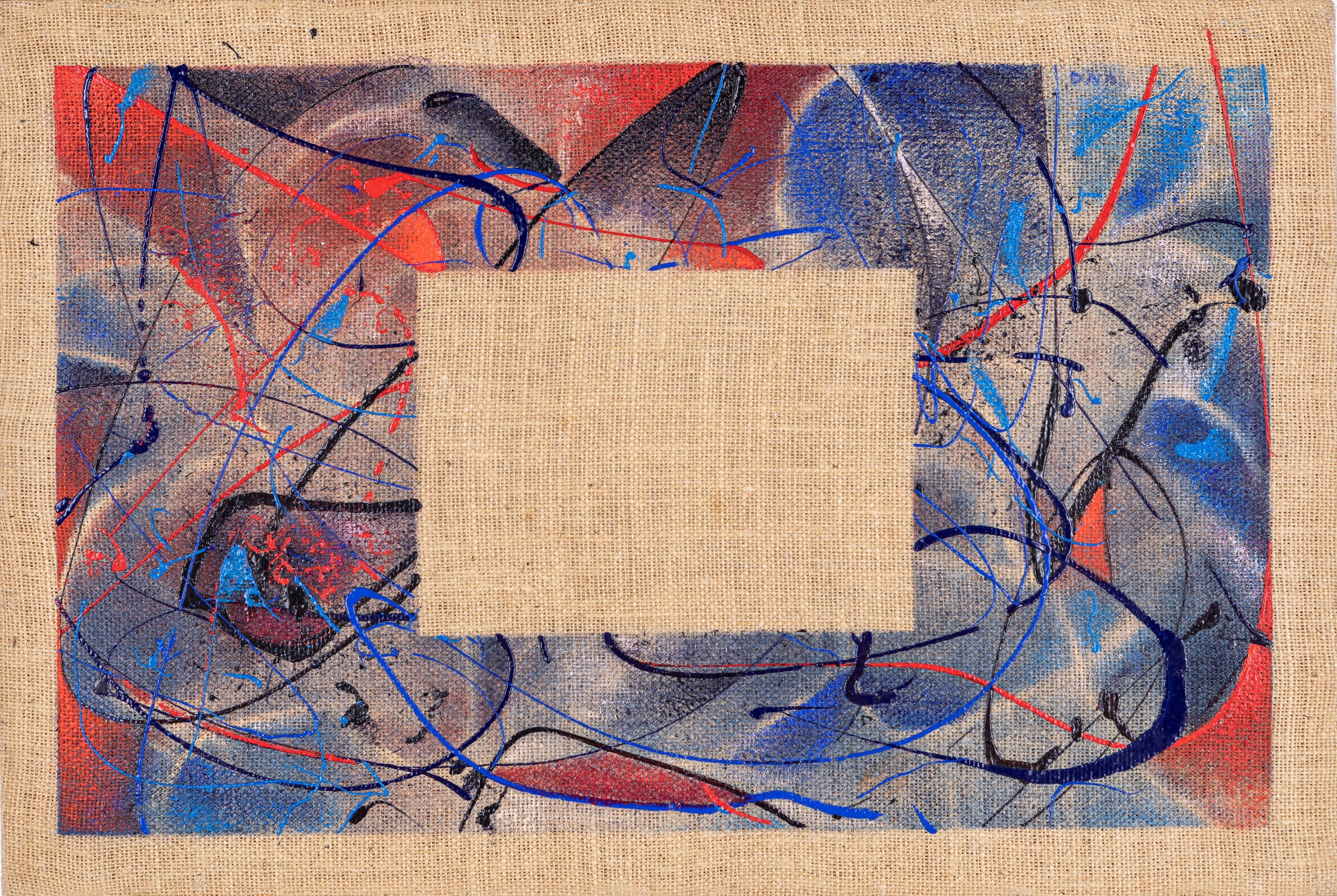 Artwork by Domingo Notaro, Cosmo-si-napsi, Made of mixed media on canvas