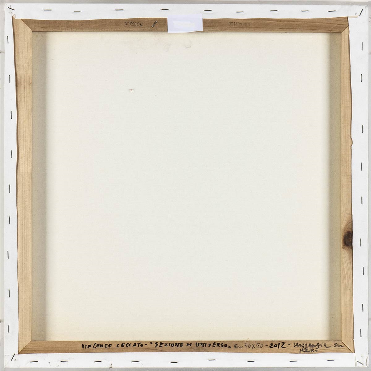 Artwork by Vincenzo Ceccato, Transizione, sezione di universo, Made of silkscreen on plexiglass