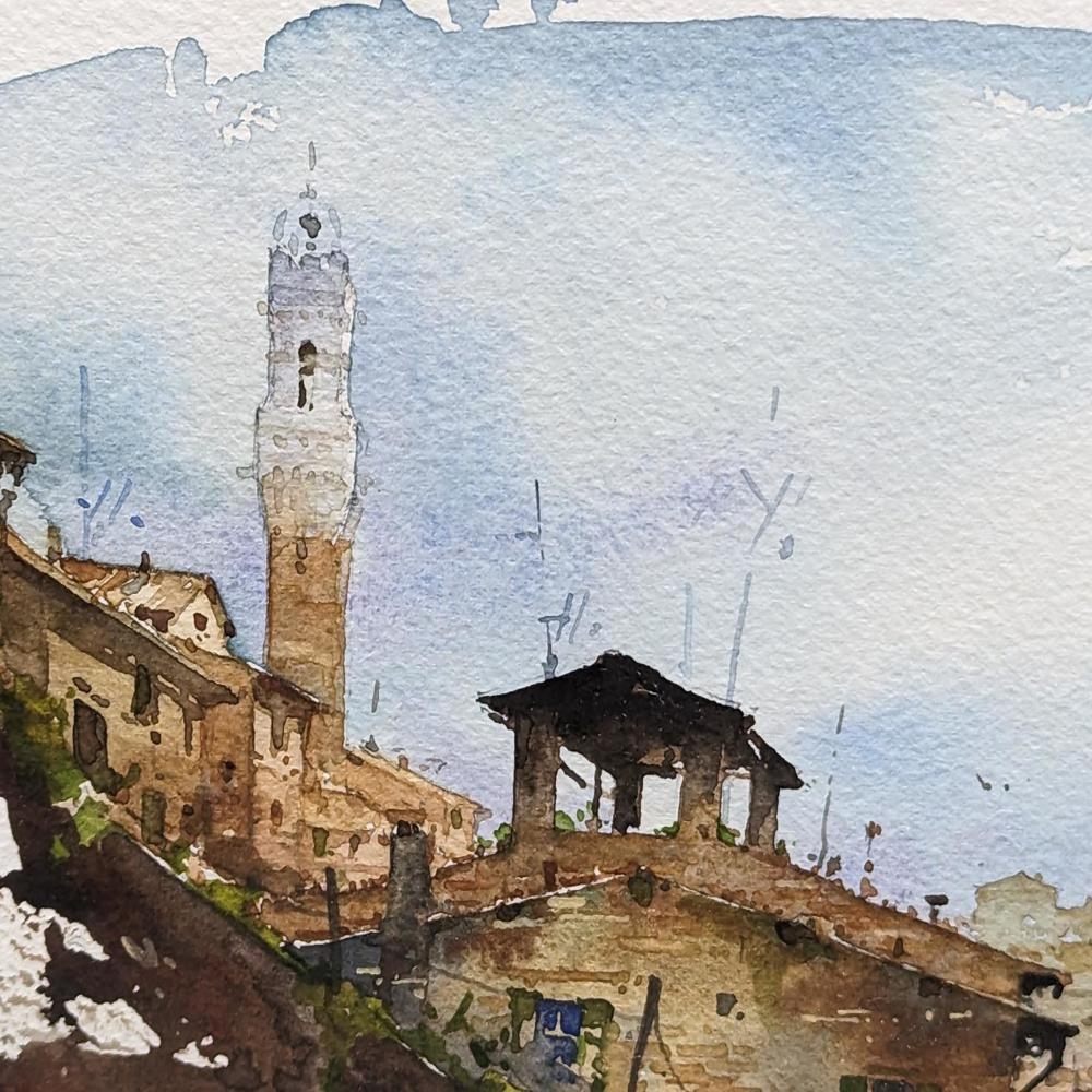 Artwork by Alessandro Bulli, Siena, Made of Watercolor