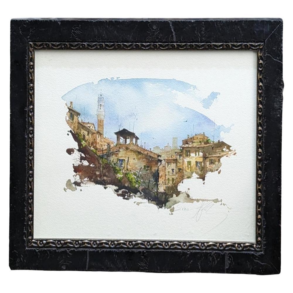 Artwork by Alessandro Bulli, Siena, Made of Watercolor