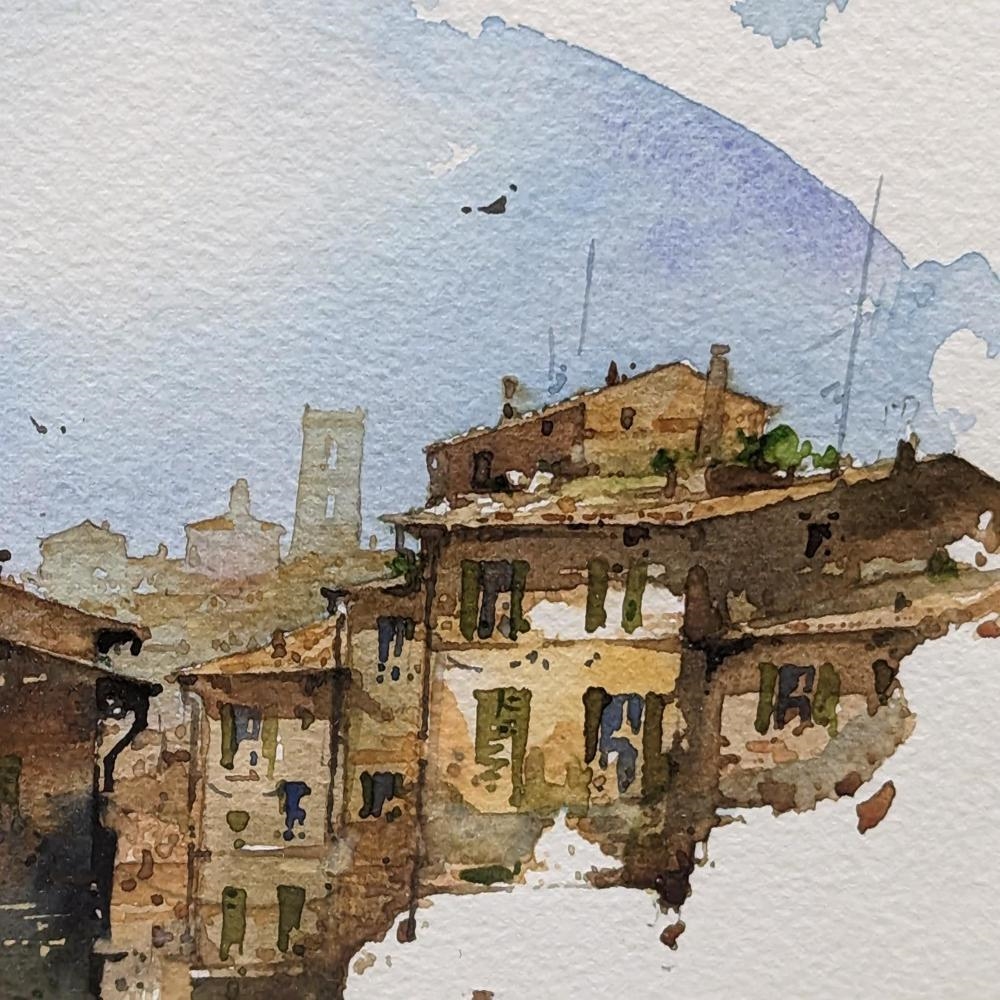 Artwork by Alessandro Bulli, Siena, Made of Watercolor