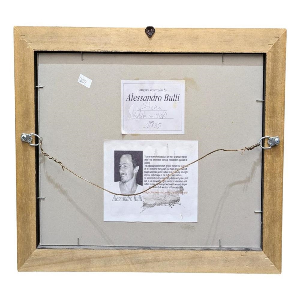 Artwork by Alessandro Bulli, Siena, Made of Watercolor